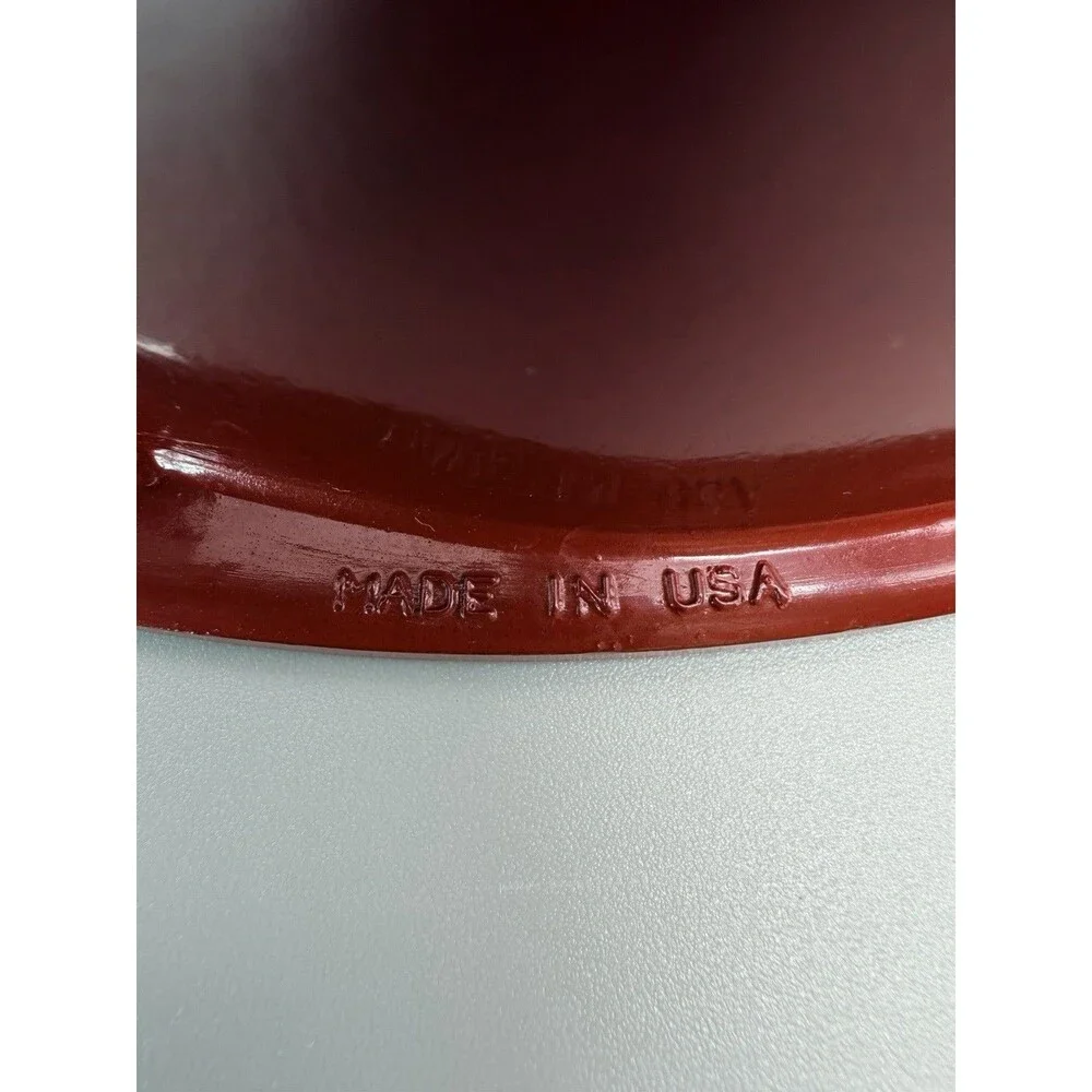 Nordic Ware Rose Bundt Pan Red Cast Aluminum 10 Cup Nonstick Cake Mold USA 9